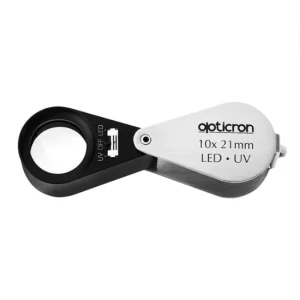 Opticron Foldelupe 10×21 LED+UV