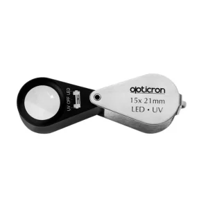 Opticron Foldelupe 15×21 LED+UV