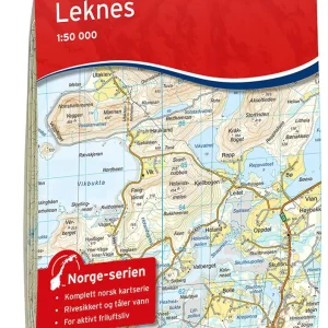 Leknes 1:50 000 – Kart 10133 i Norges-serien