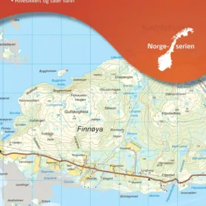 Sagfjorden 1:50 000 – Kart 10134 i Norges-serien