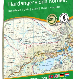 Hardangervidda nordøst – Topo3000- Lnr 3057