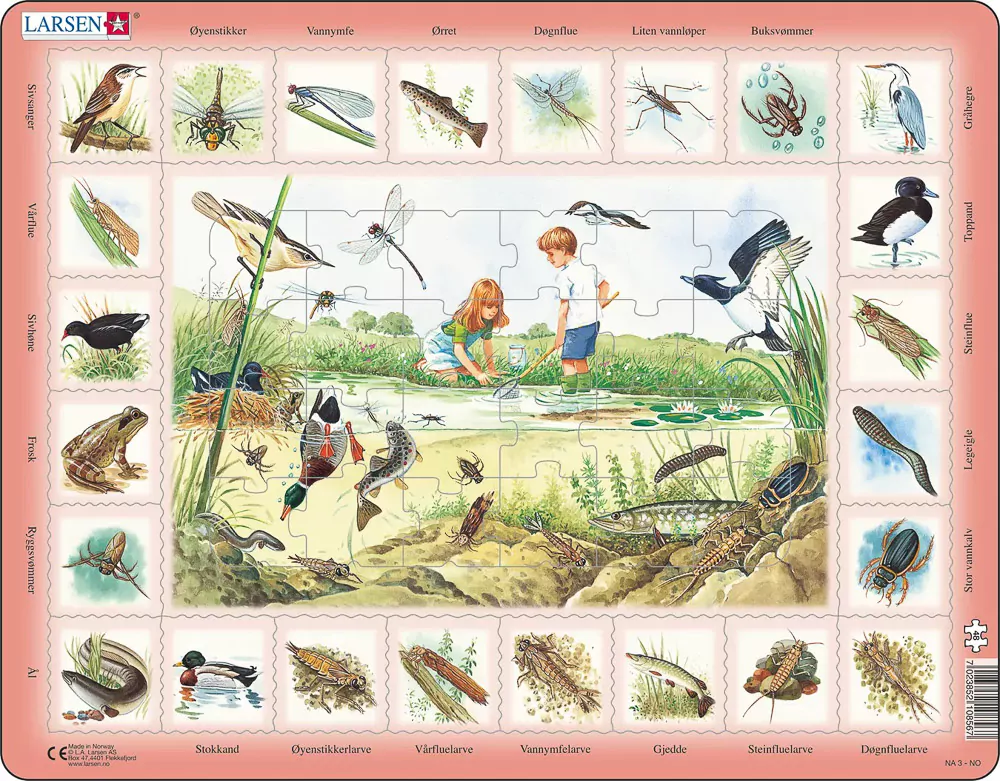 Puslespill – Naturopplevelser i dammen – NA 3