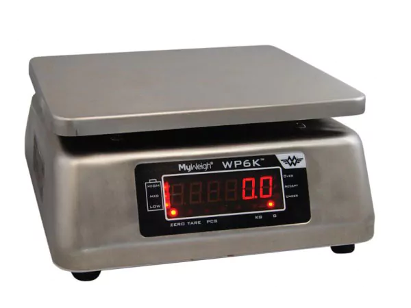 My Weigh WP6K, Helt vanntett IP68 – Digital bordvekt med 0,5g deling - Image 3