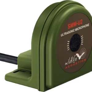 Wildlife Acoustics SMM-U2 Ultrasonic Microphone til SM3BAT, SM4BAT FS/ZC med 5m kabel – Sett til å plassere ute for opptak