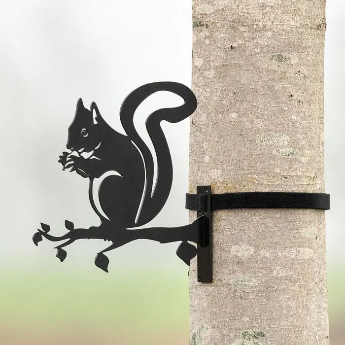 Ekorn i metall – Veggmontasje - Image 2