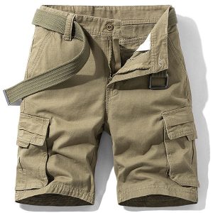 Khaki Cargo Shorts for menn